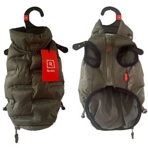 Reddy Olive Dog Puffer Vest